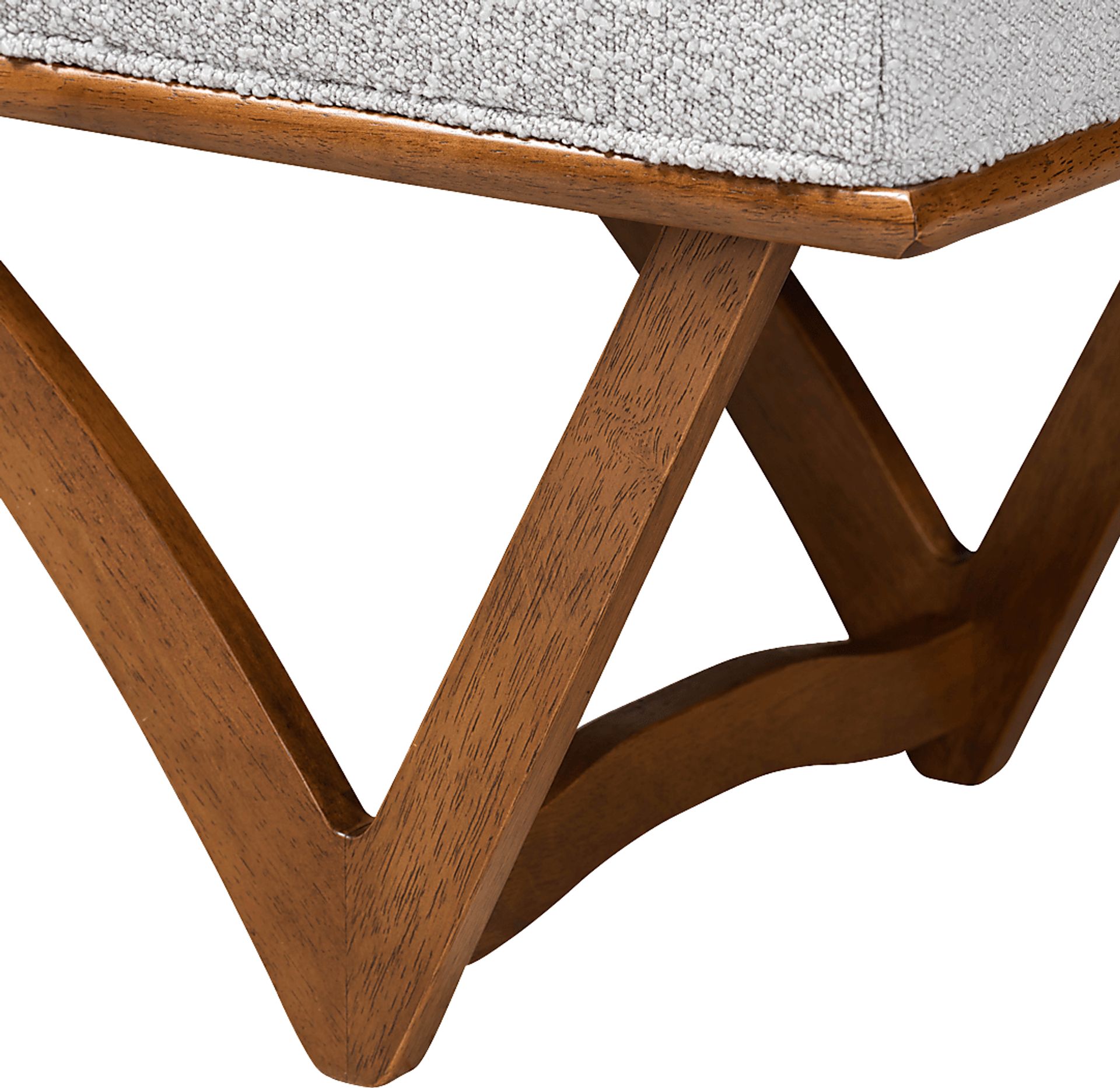 Nemasket Light Gray Accent Bench - Image 6