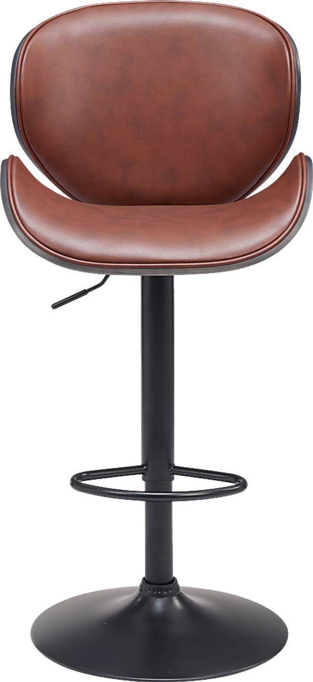 Nemesia Brown Bar Stool - Thumbnail - Image 5