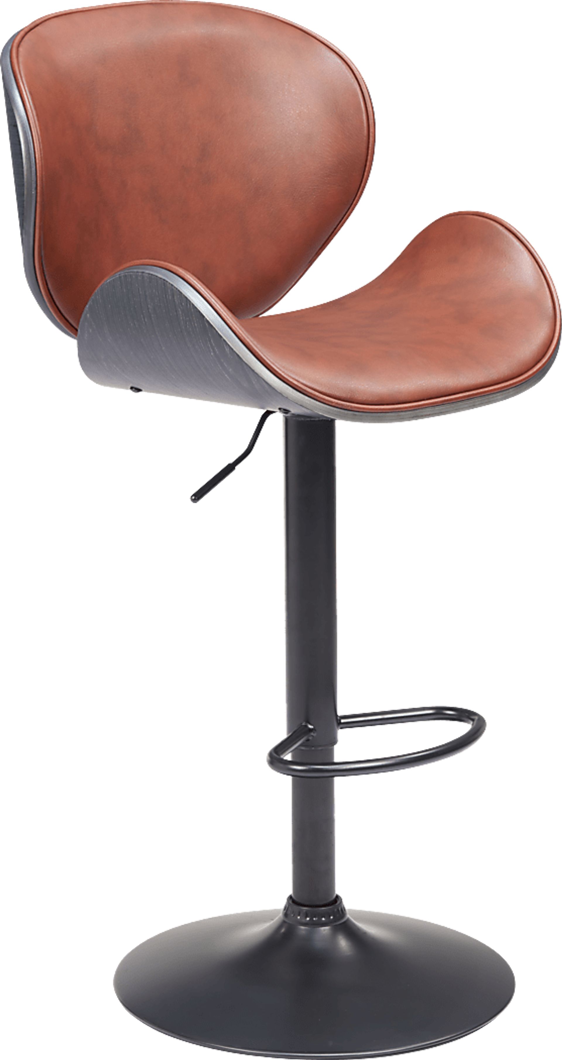 Nemesia Brown Bar Stool - Image 1