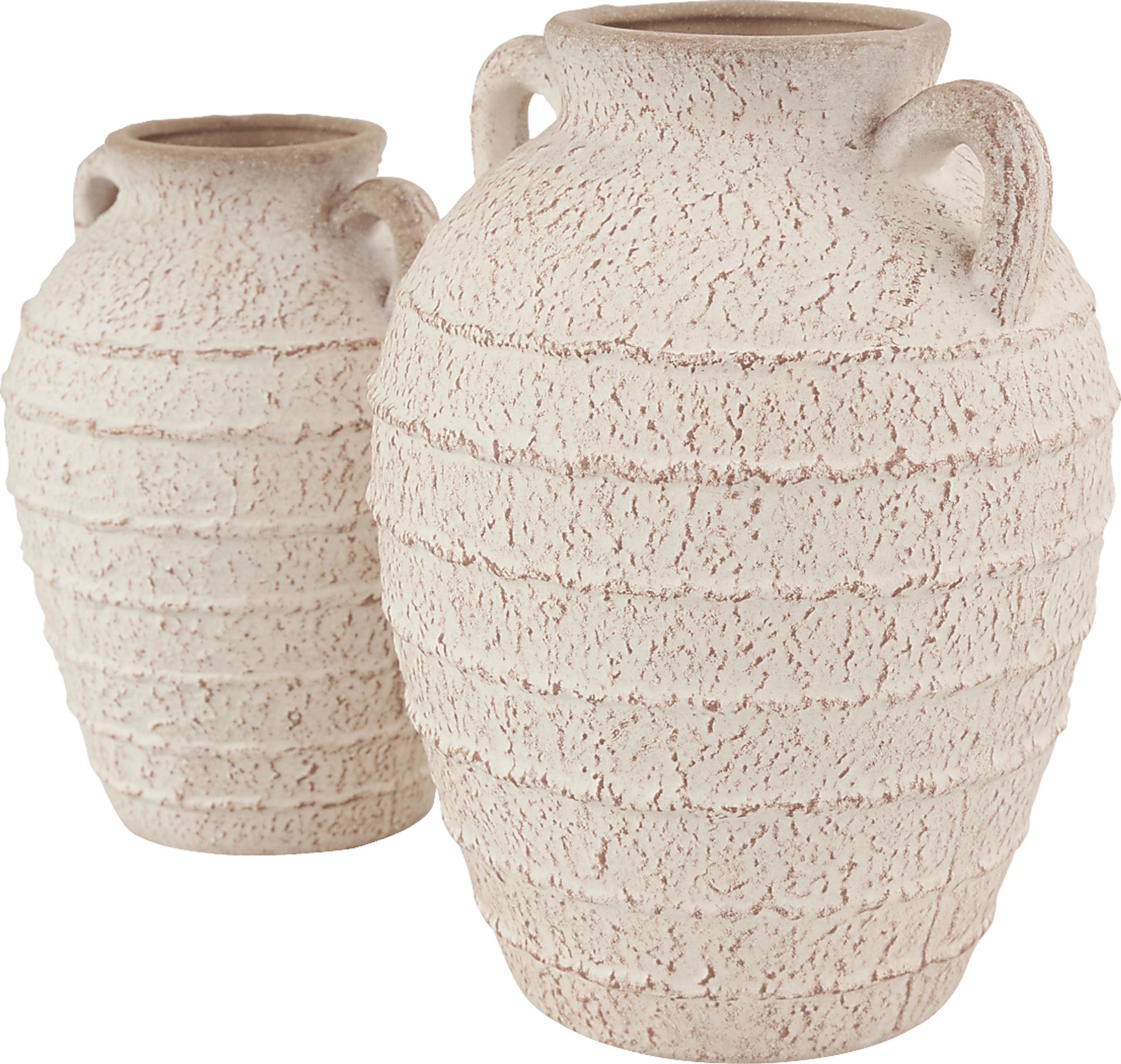 Nenori Cream Vase, Set of 2 - Image 6