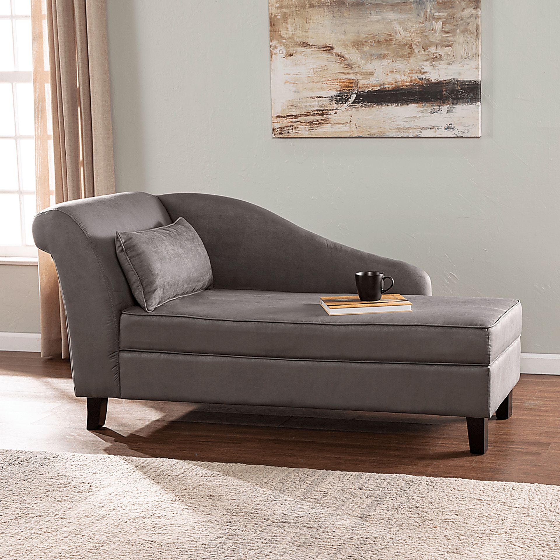 Neosho Gray Chaise - Image 6