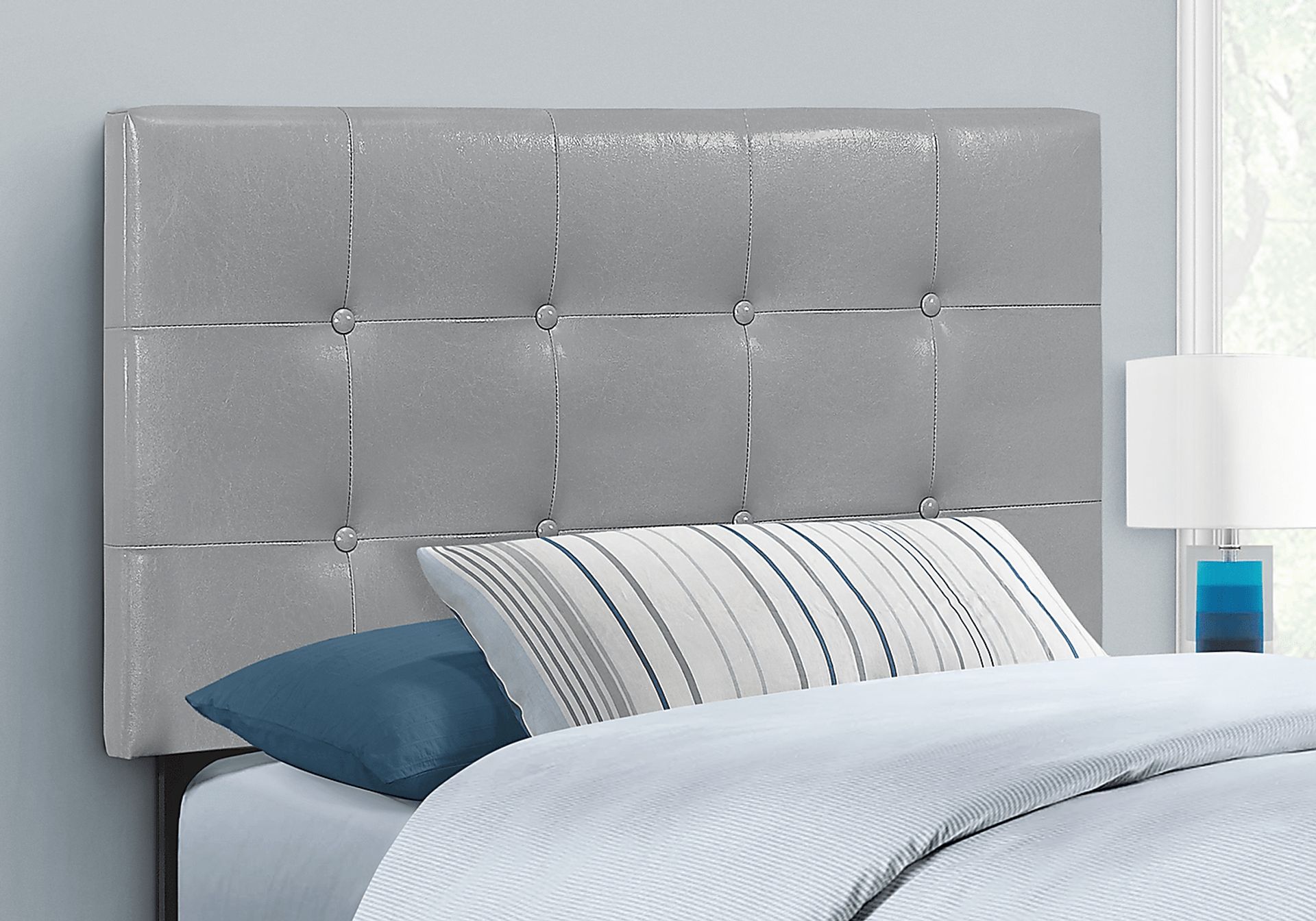 Nepton Gray Twin Headboard - Image 3