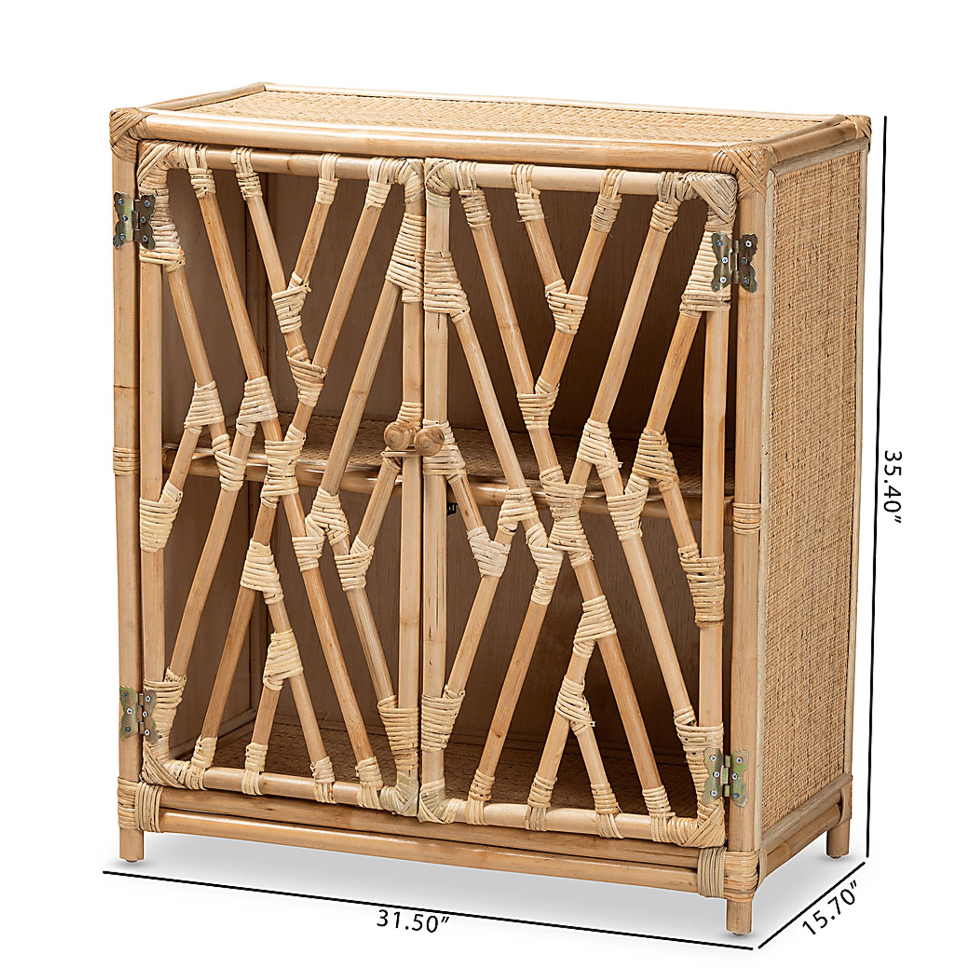 Nerena Brown Accent Cabinet - Image 11