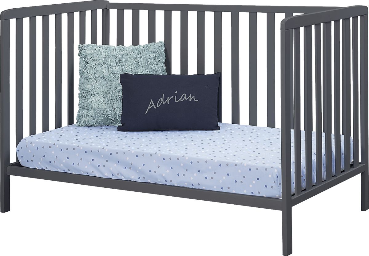 Nerio Dark Gray 3 In 1 Crib Rooms to Go