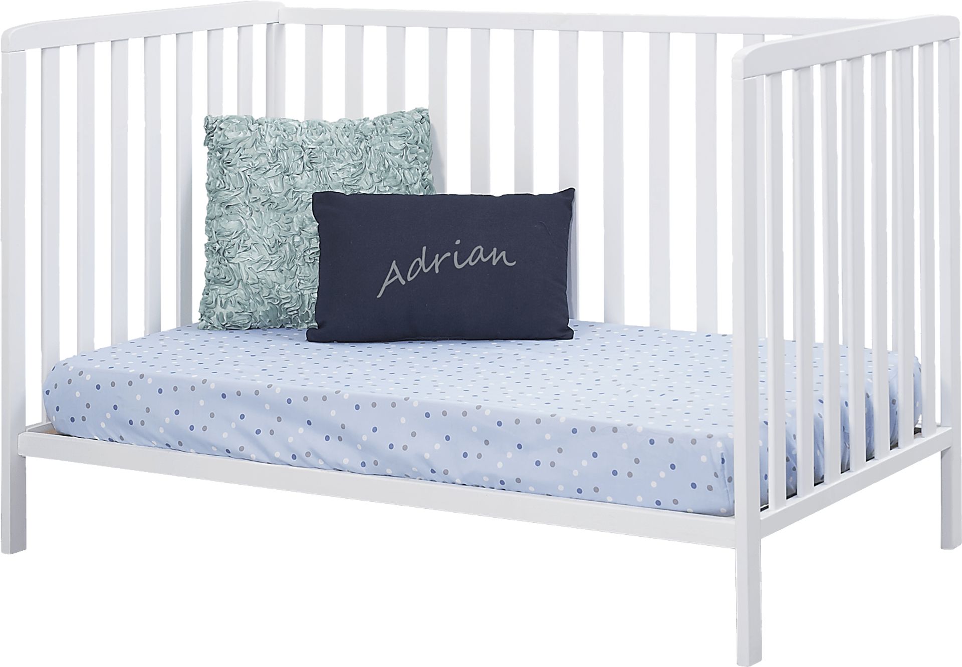 Nerio White Crib - Image 3