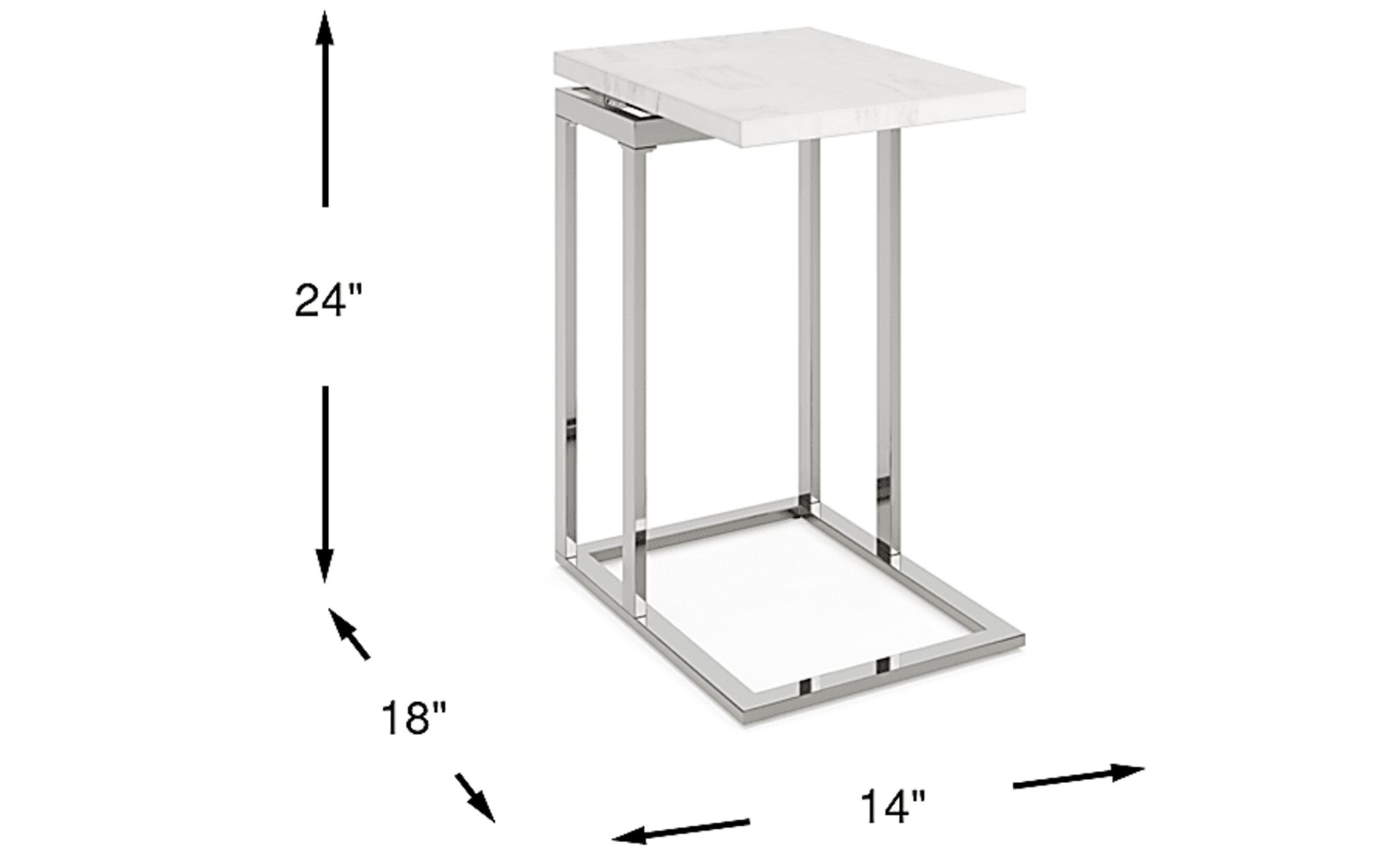Dimension Image. Please refer to the Dimension Tab on this page for dimension details.