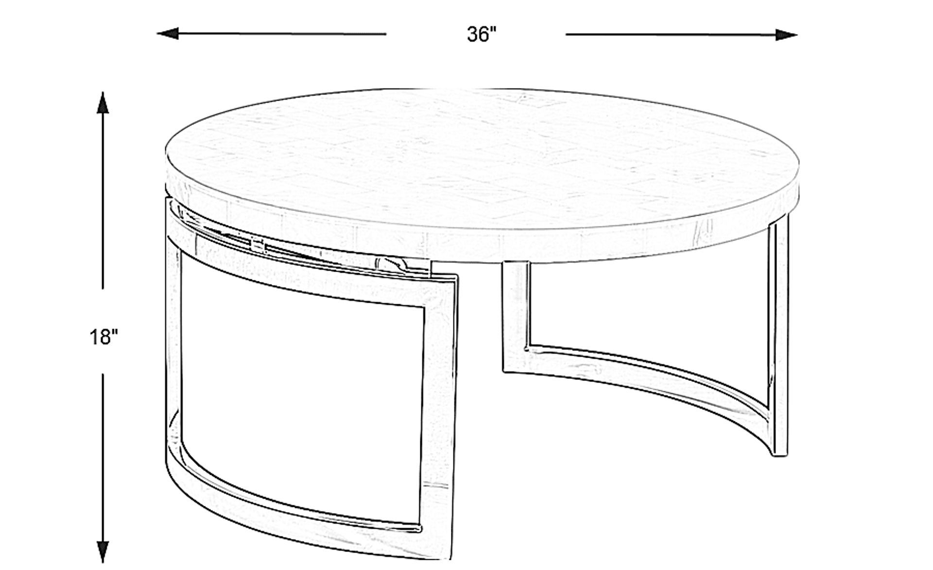 Dimension Image. Please refer to the Dimension Tab on this page for dimension details.