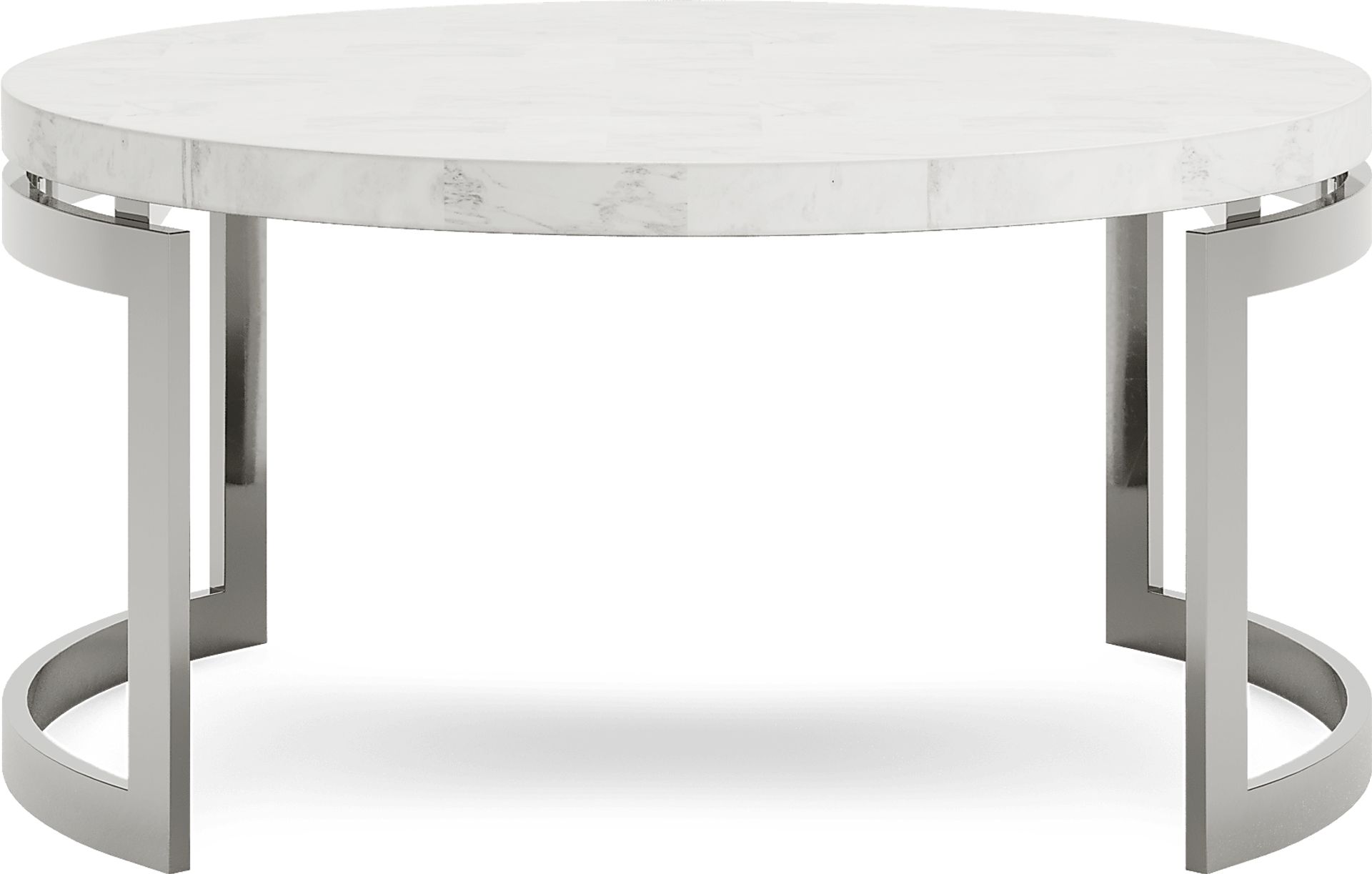 Nerissa Round Metal Cocktail Table - Image 2