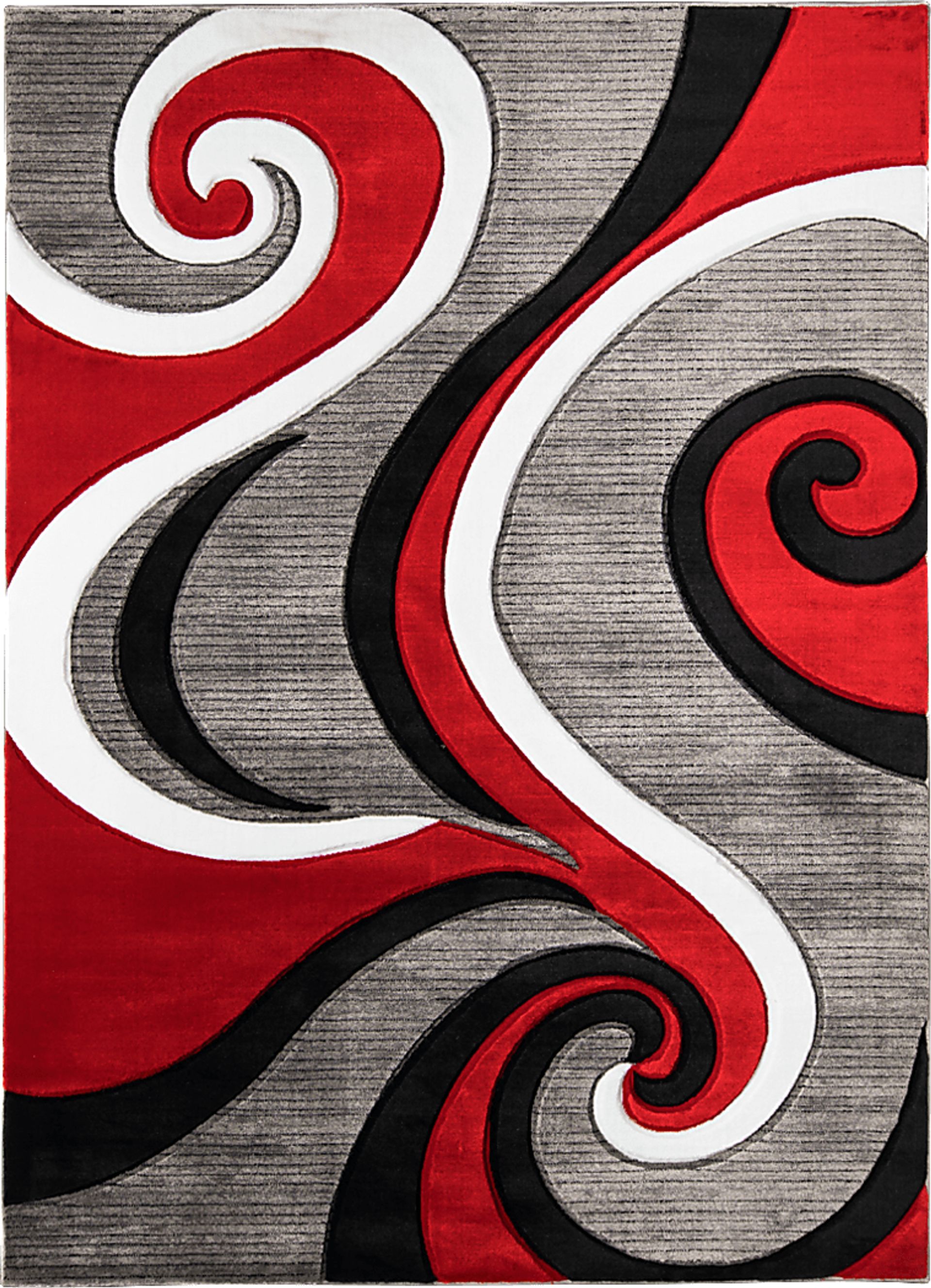 Nermina Red 7'8 x 10'2 Rug - Image 1
