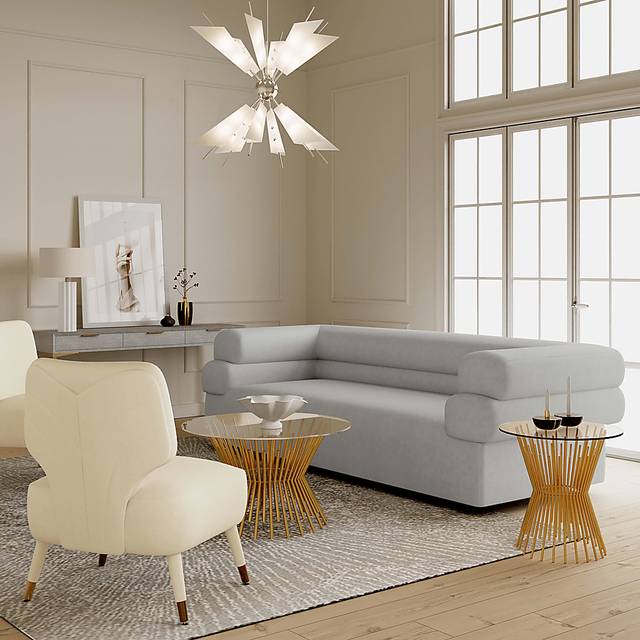 Nesmuth Cream Accent Chair - Thumbnail - Image 2