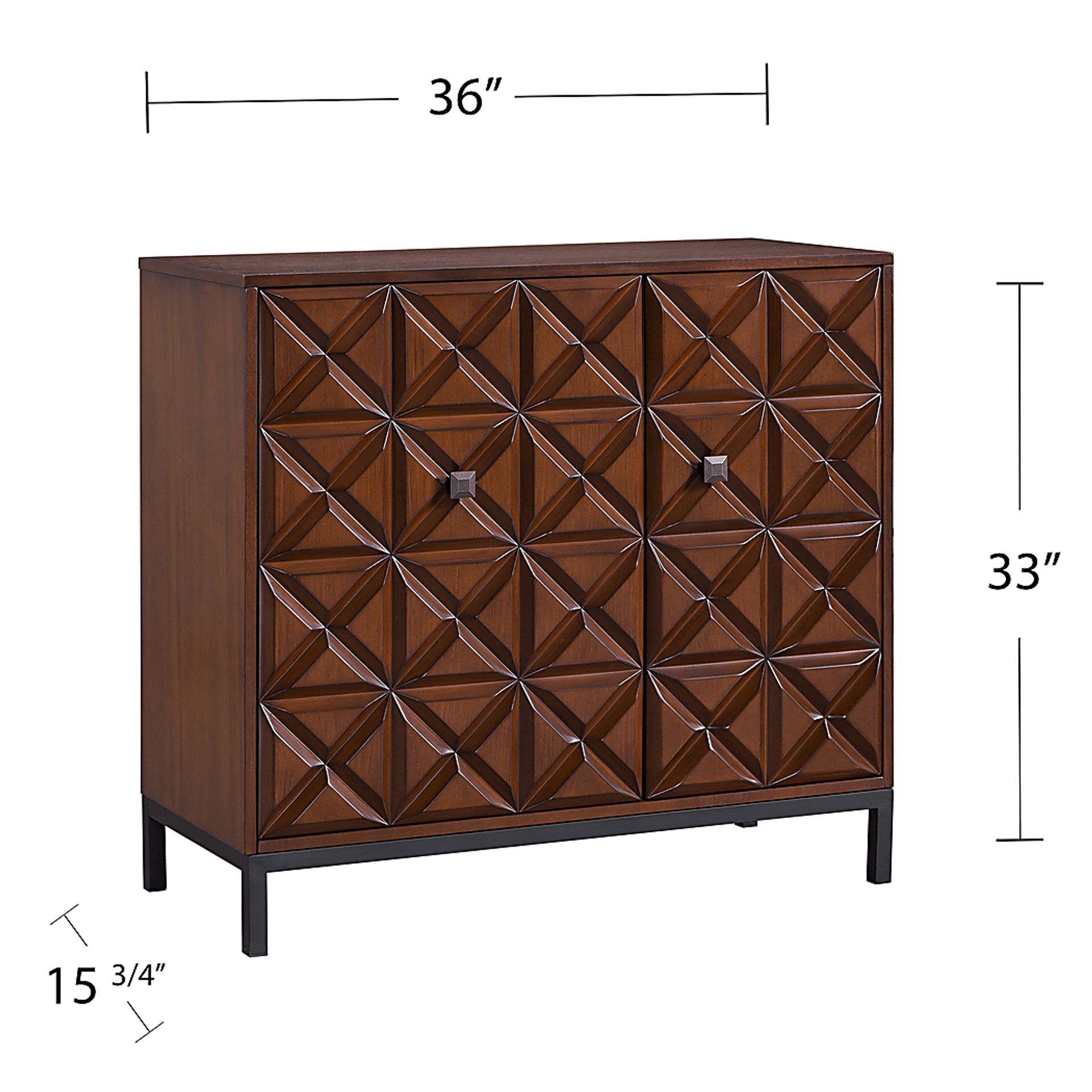 Nester Brown Accent Cabinet - Image 5