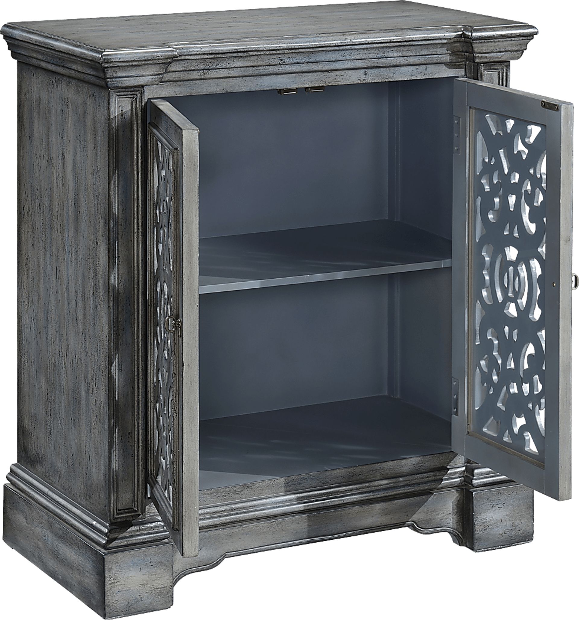 Nettlebrook Gray Accent Cabinet - Image 3