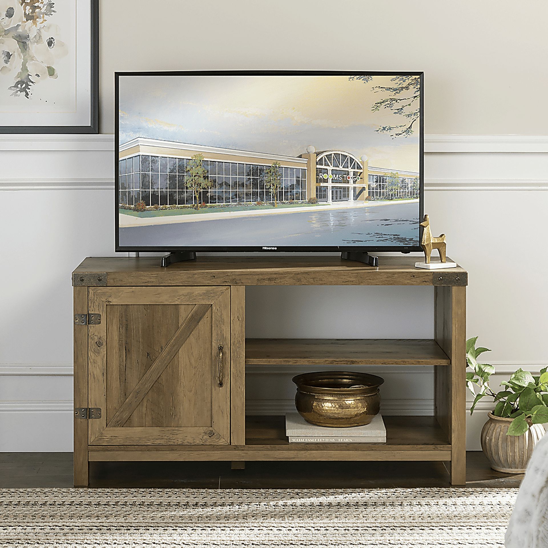 Nettleship Oak 44 in. Console - Image 4