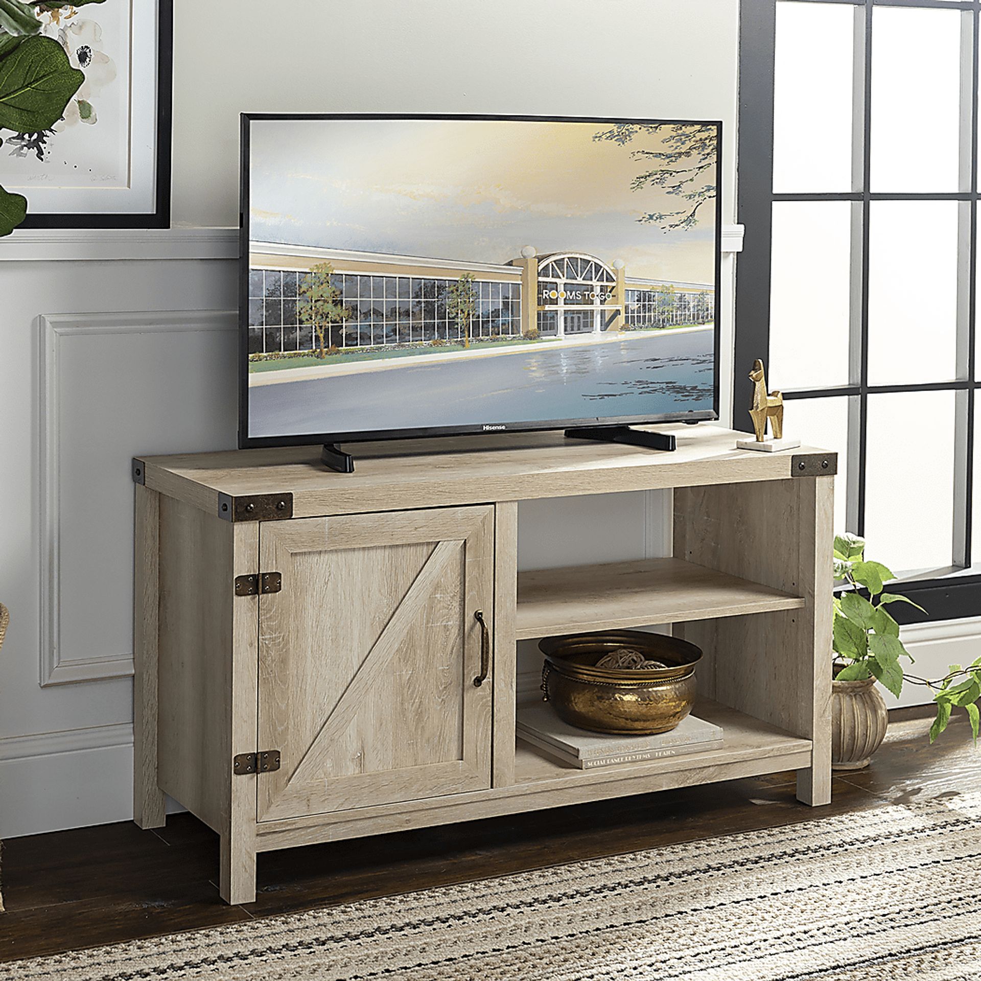 Nettleship White 44 in. Console - Image 5