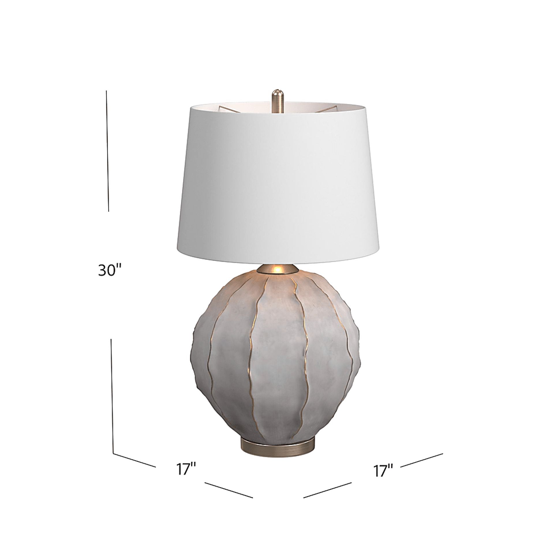 Neving Bay Gray Lamp - Image 6