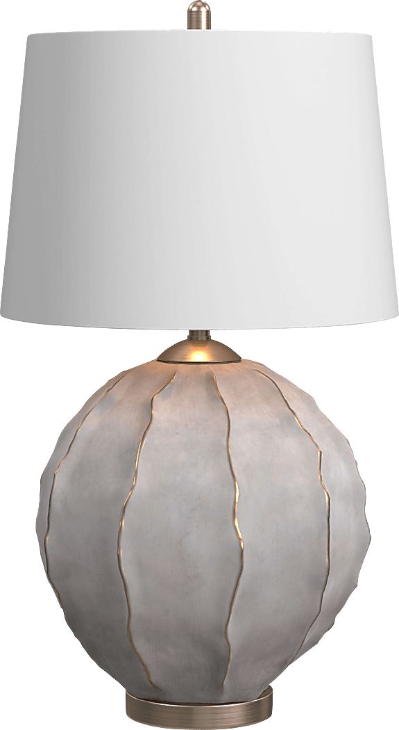Neving Bay Gray Lamp