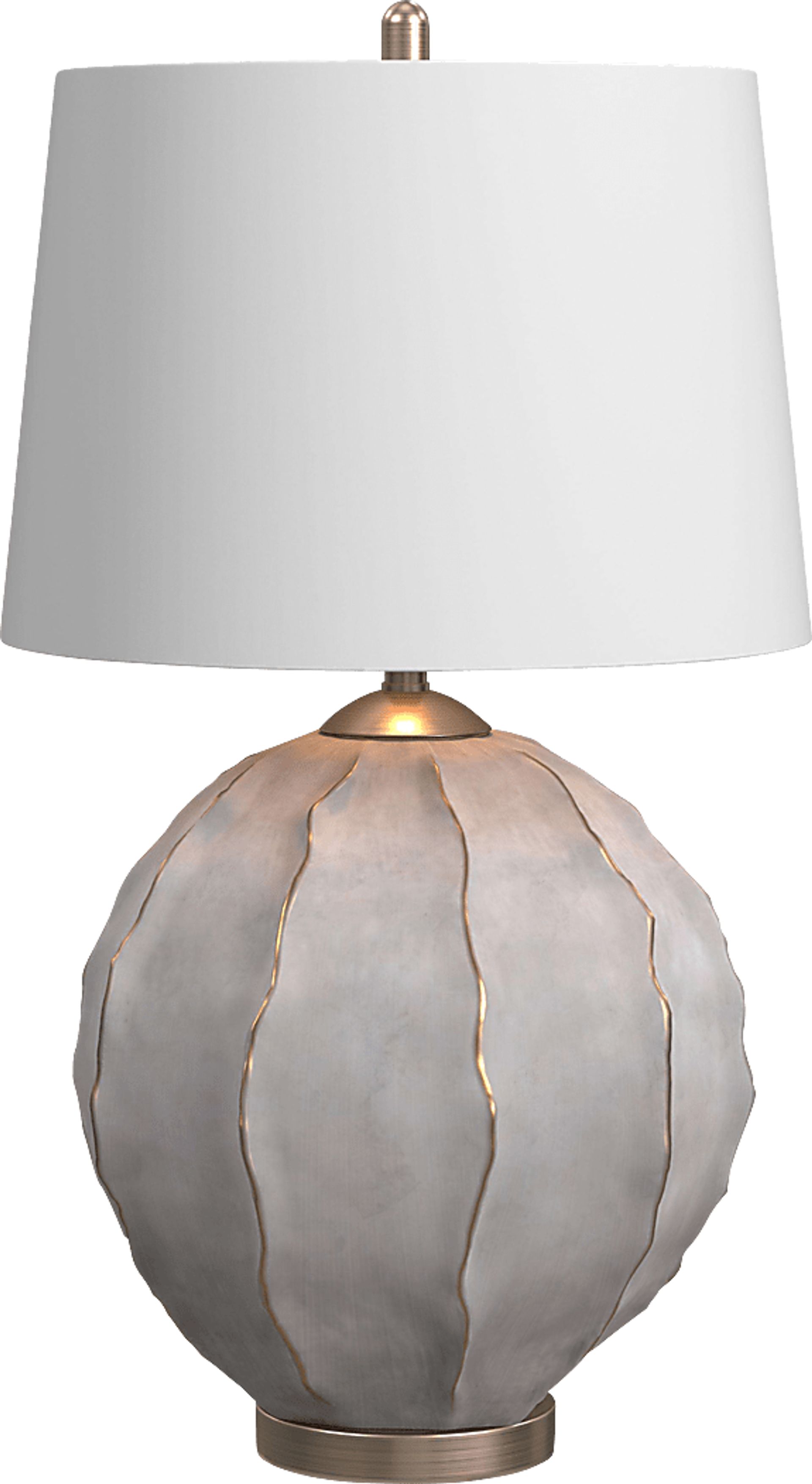 Neving Bay Gray Lamp - Image 1