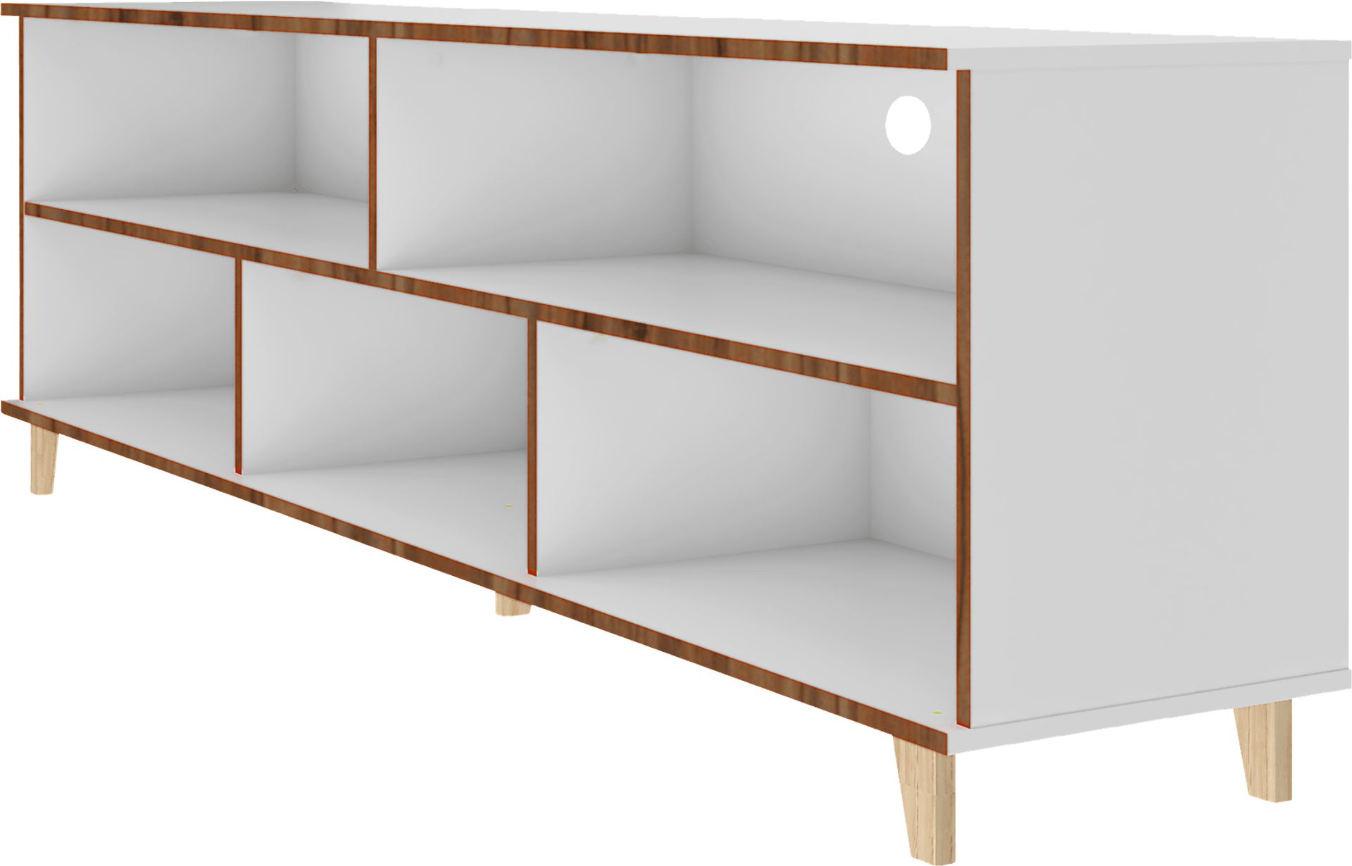 New Avenue White 71 in. Console - Image 2