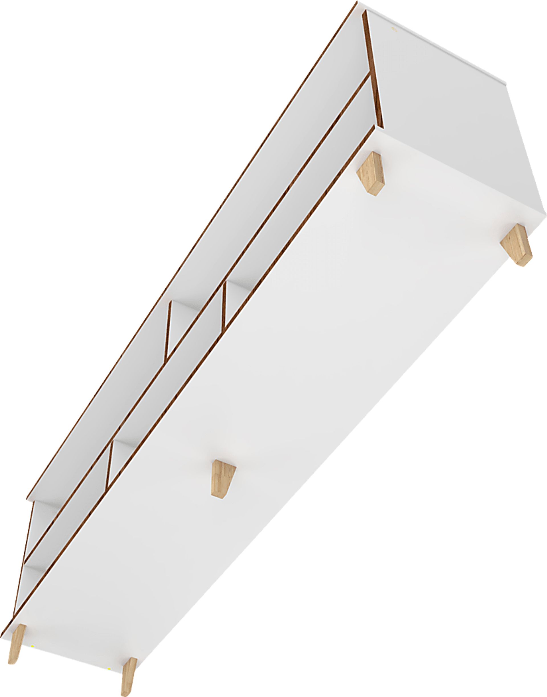 New Avenue White 71 in. Console - Image 4