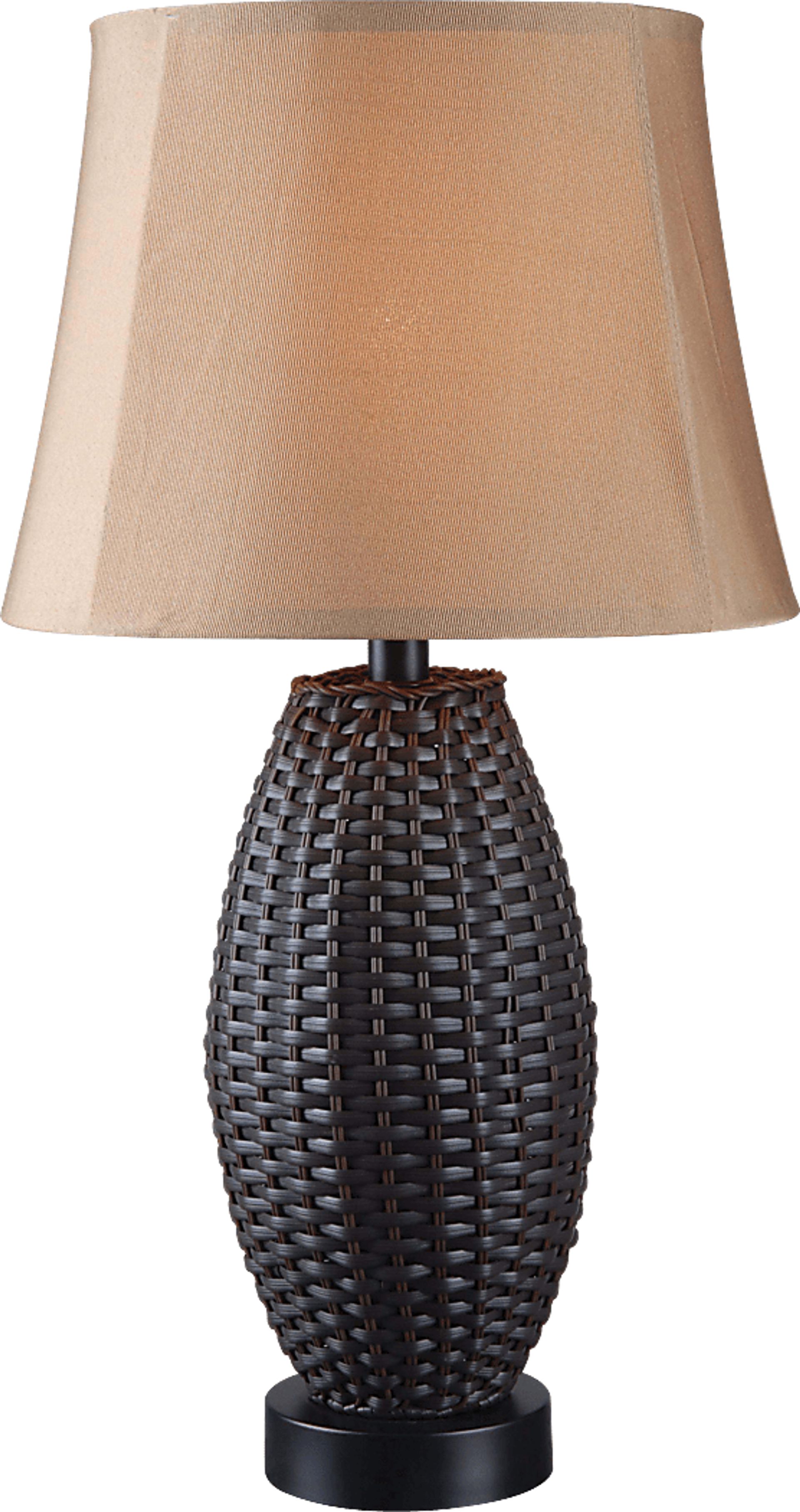 New Bern Black Outdoor Table Lamp - Image 1