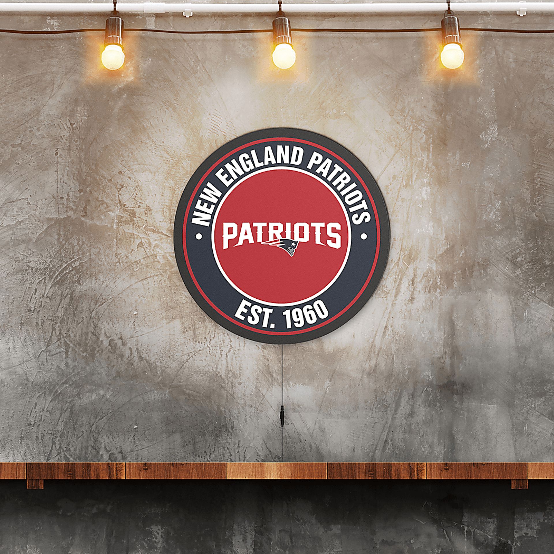 New England Patriots LED Wall Decor - Image 2