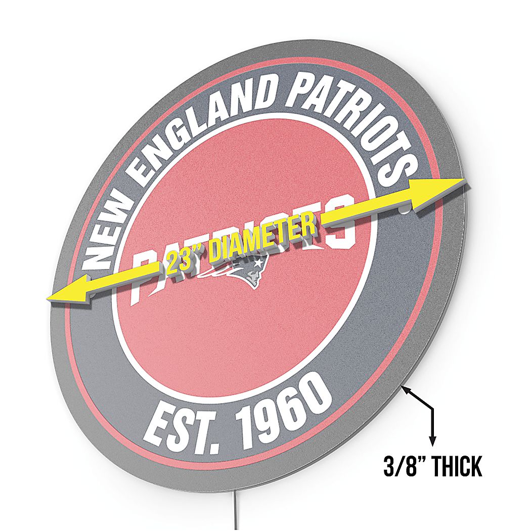 New England Patriots LED Wall Decor - Thumbnail 2