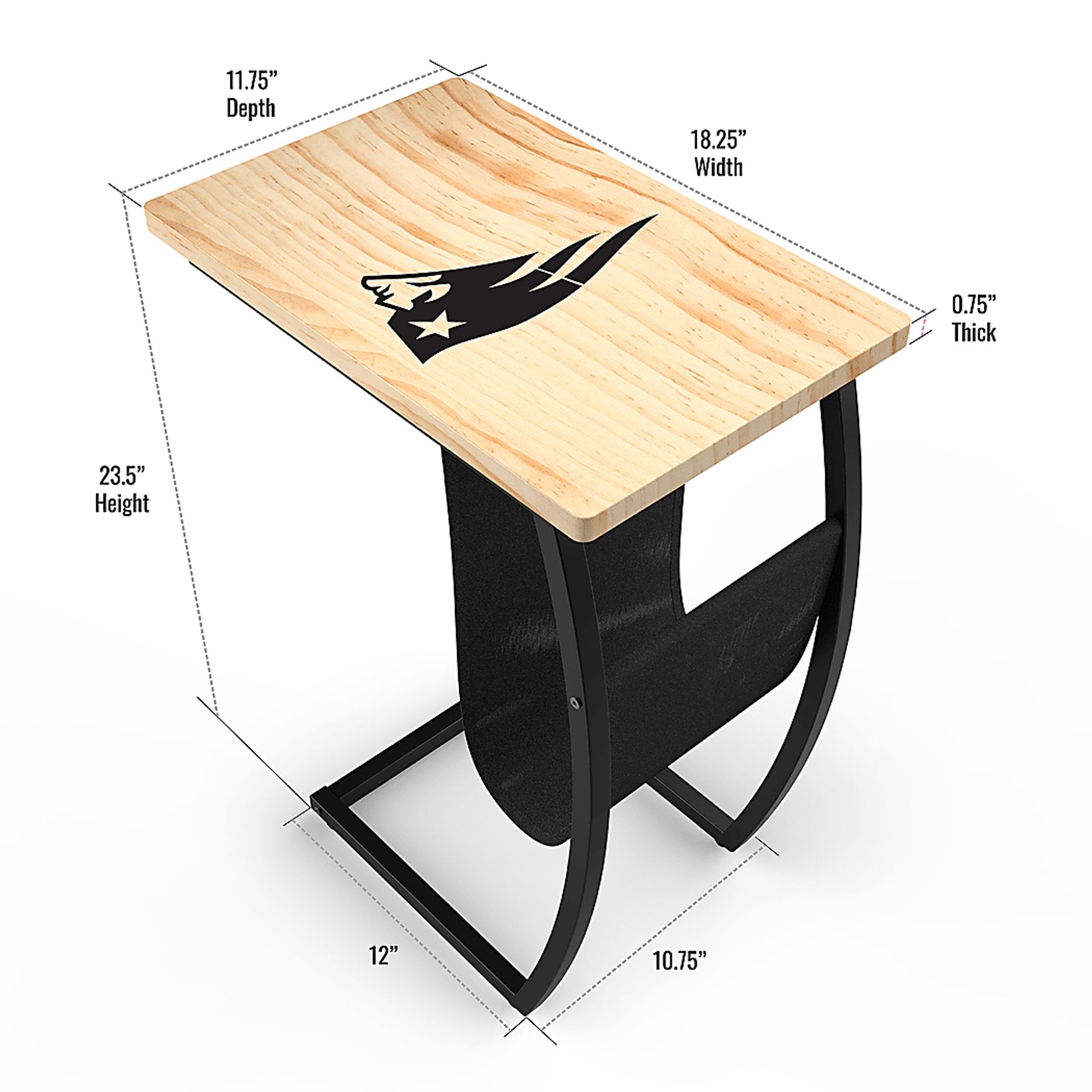 New England Patriots Side Table - Image 5