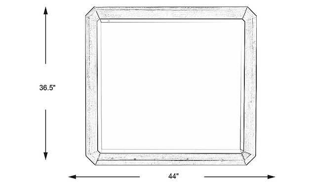 Dimension Image. Please refer to the Dimension Tab on this page for dimension details.