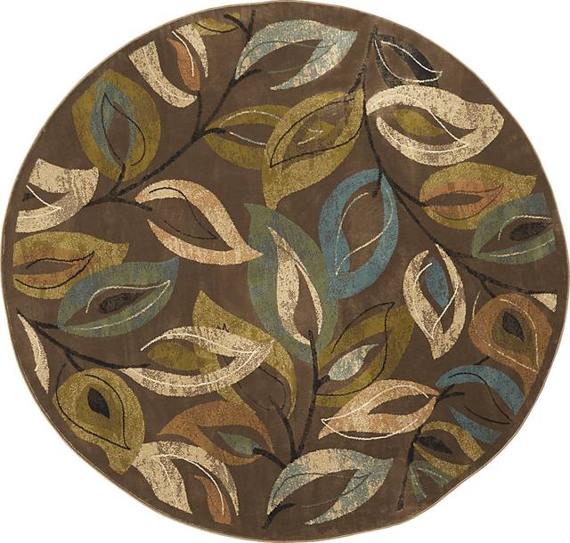 New Leaves 7'9" Round Rug - Thumbnail - Image 1