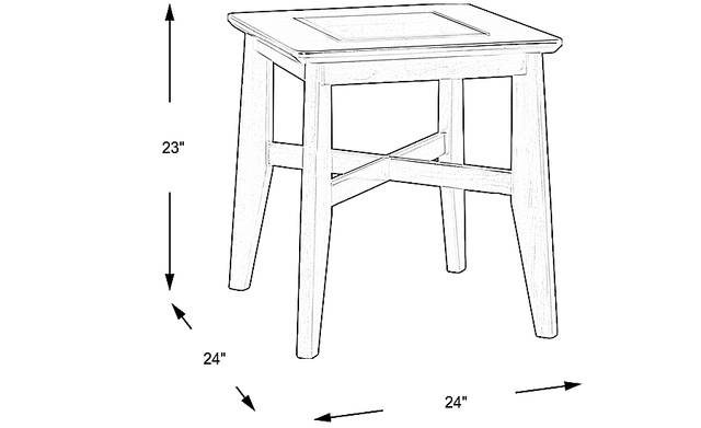 Dimension Image. Please refer to the Dimension Tab on this page for dimension details.