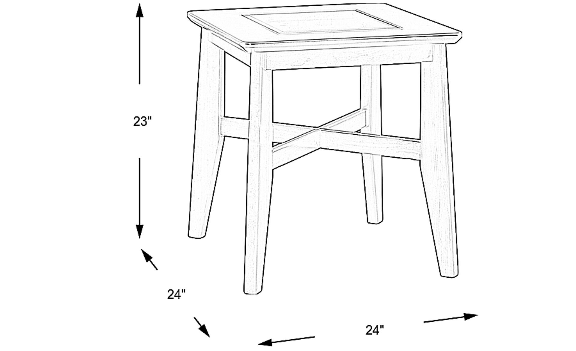 Dimension Image. Please refer to the Dimension Tab on this page for dimension details.