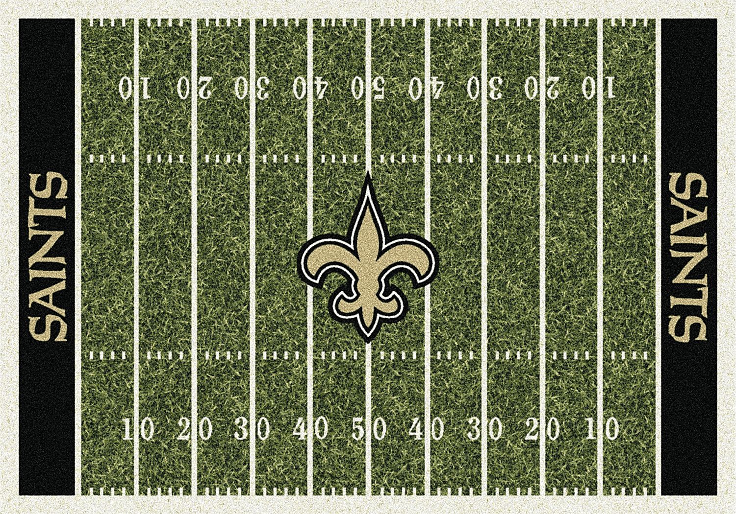 New Orleans Saints Green 4' x 6' Rug - Thumbnail 3
