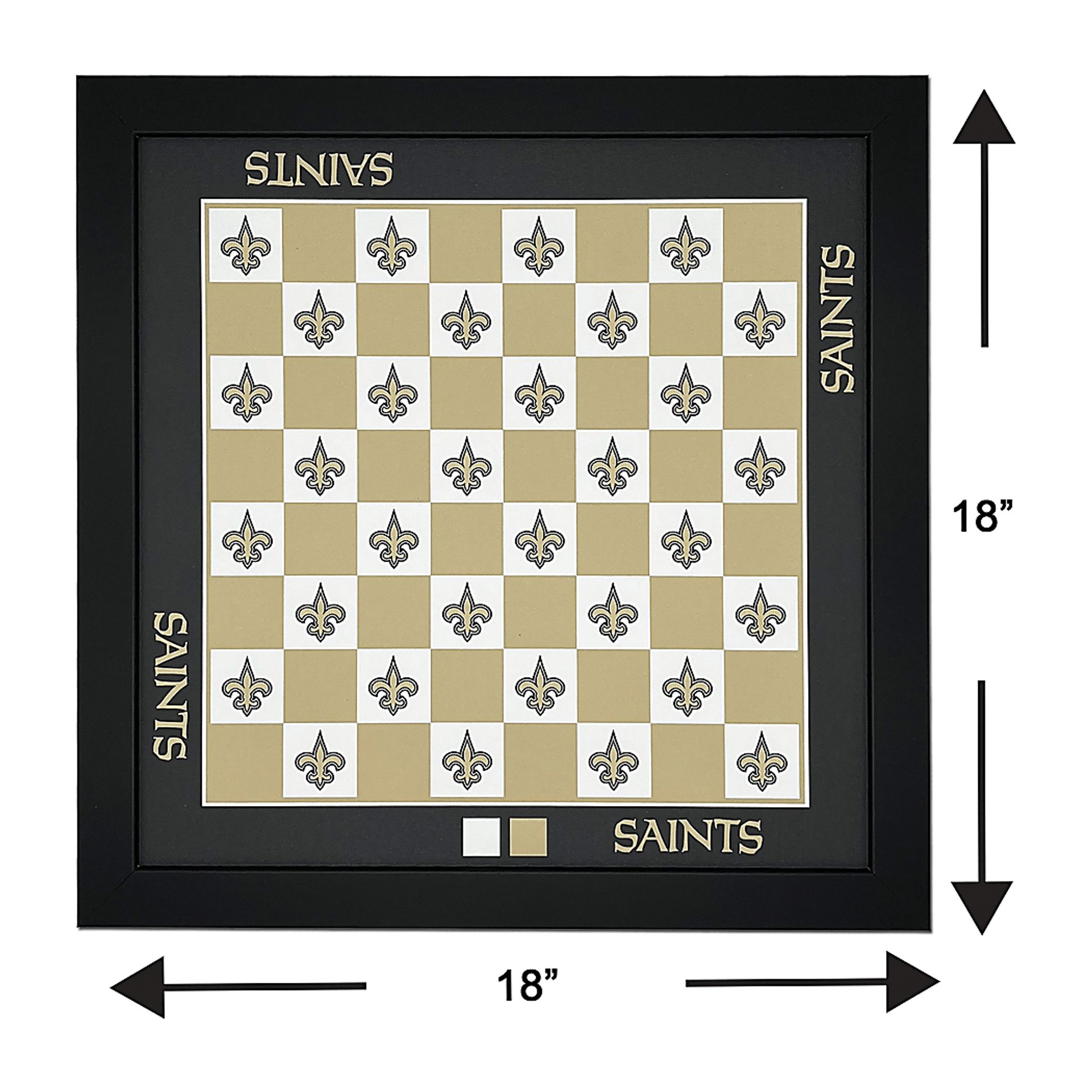 New Orleans Saints Wall Chess Set - Image 5