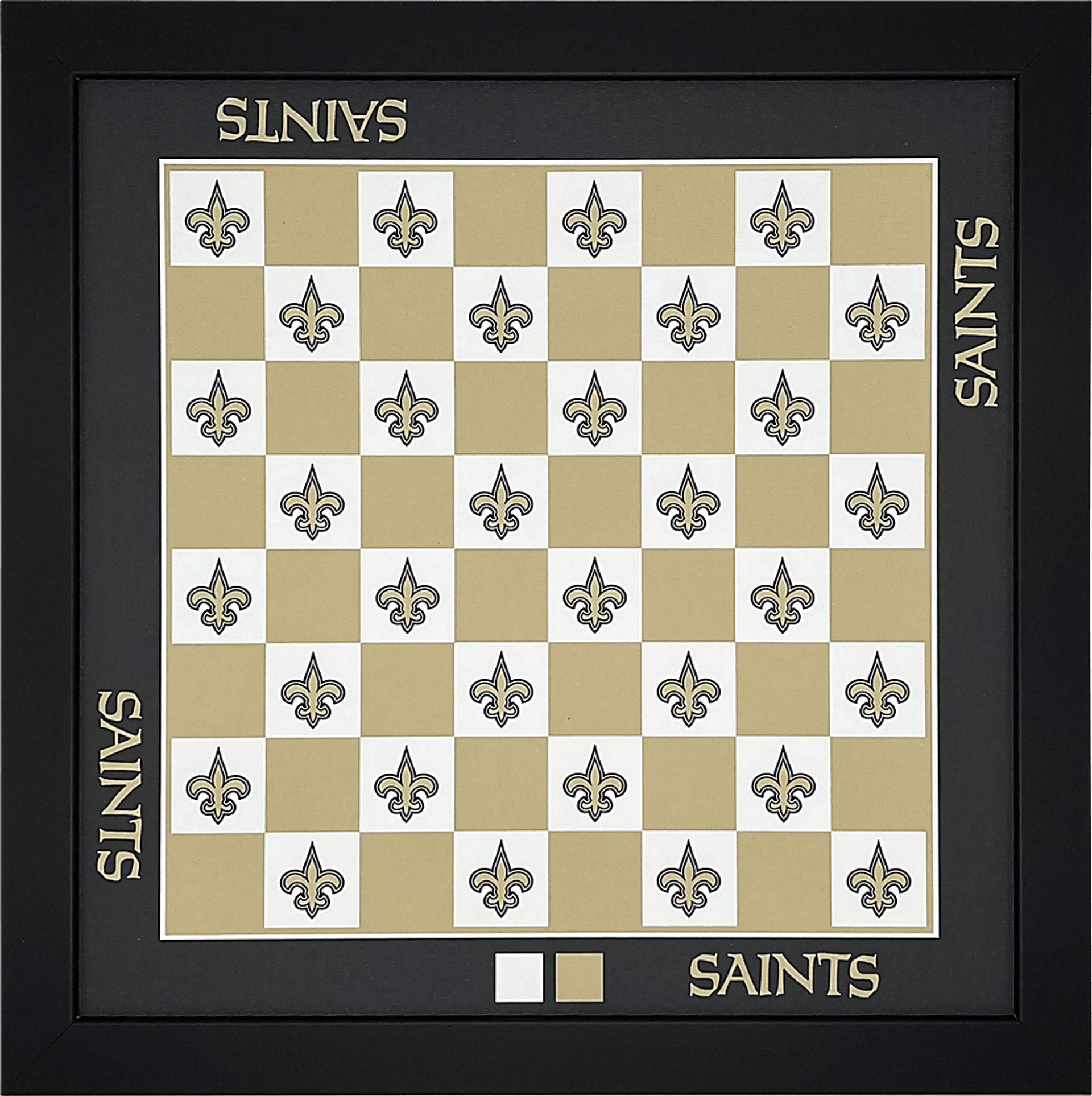 New Orleans Saints Wall Chess Set - Image 1
