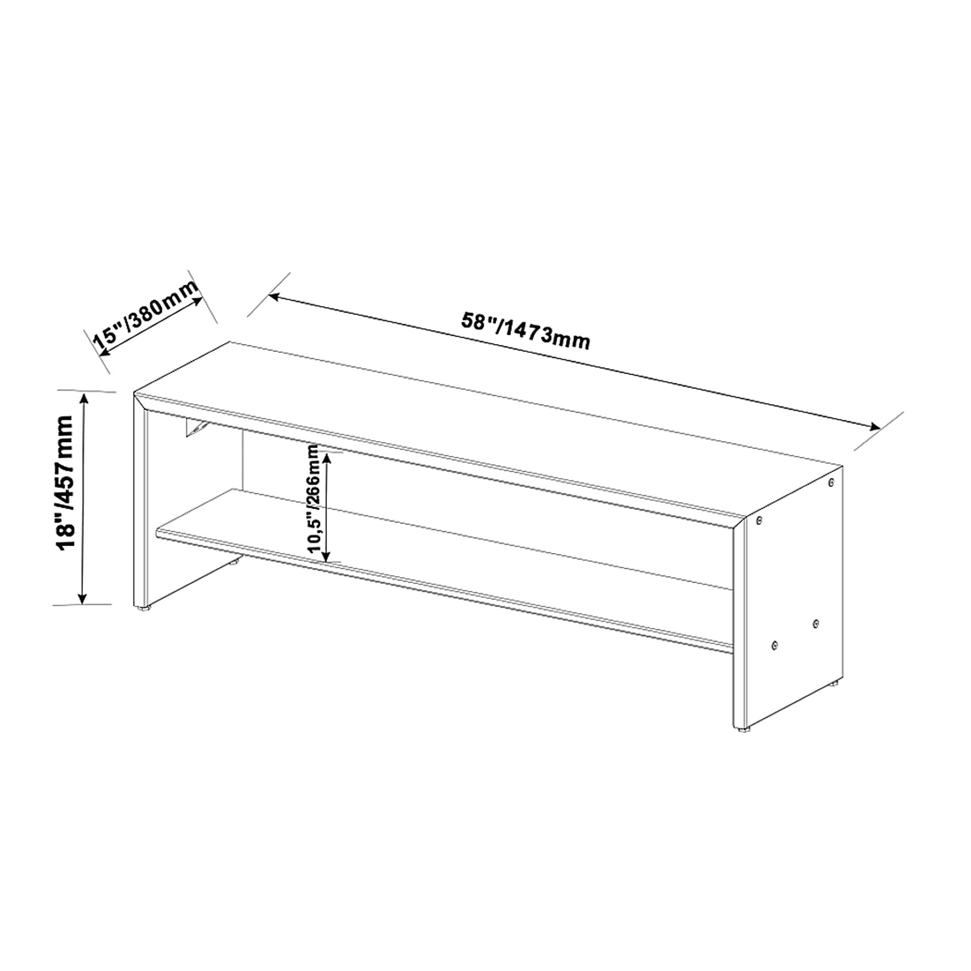 New Shoreham Brown Bench - Image 4