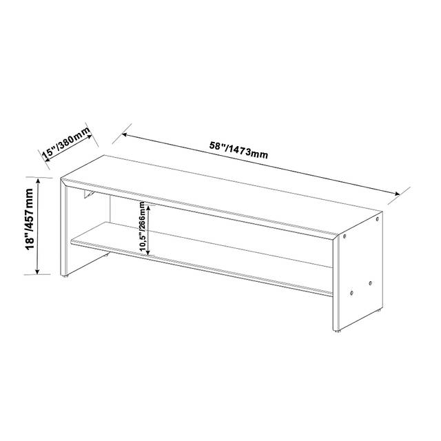 New Shoreham Gray Bench - Thumbnail - Image 5