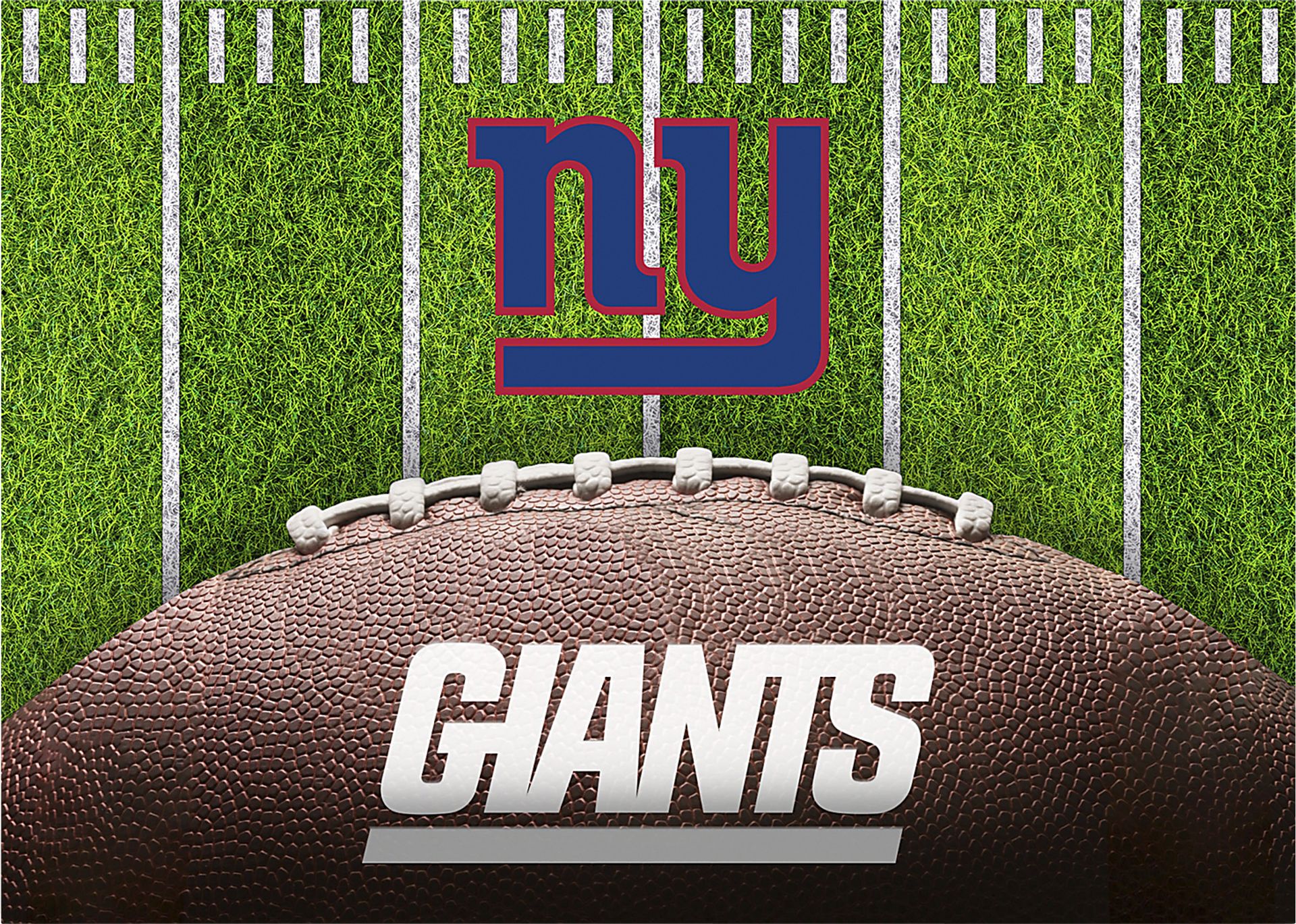 New York Giants 5' x 7' Machine Washable Rug - Image 1