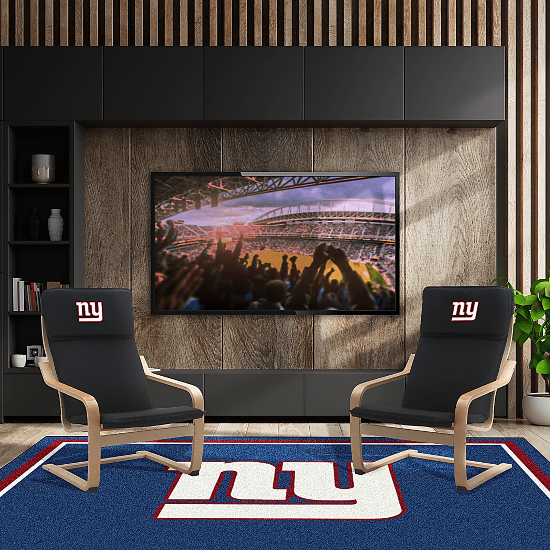 New York Giants Black Accent Chair - Image 6