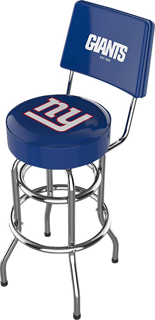New York Giants Swivel Barstool with Back