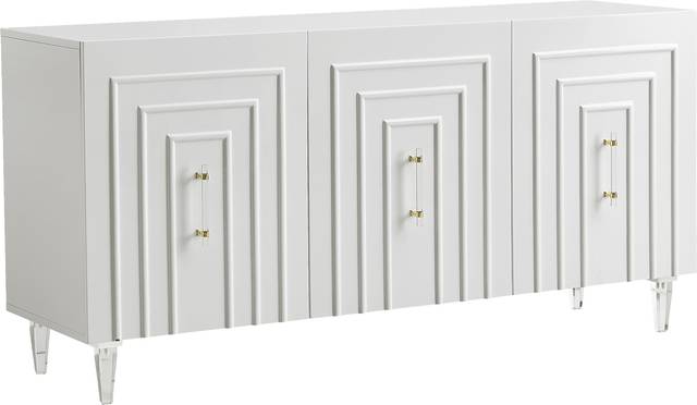 Newbolt White Buffet - Thumbnail - Image 1
