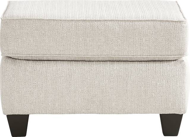 Newcastle Ivory Ottoman - Thumbnail - Image 2