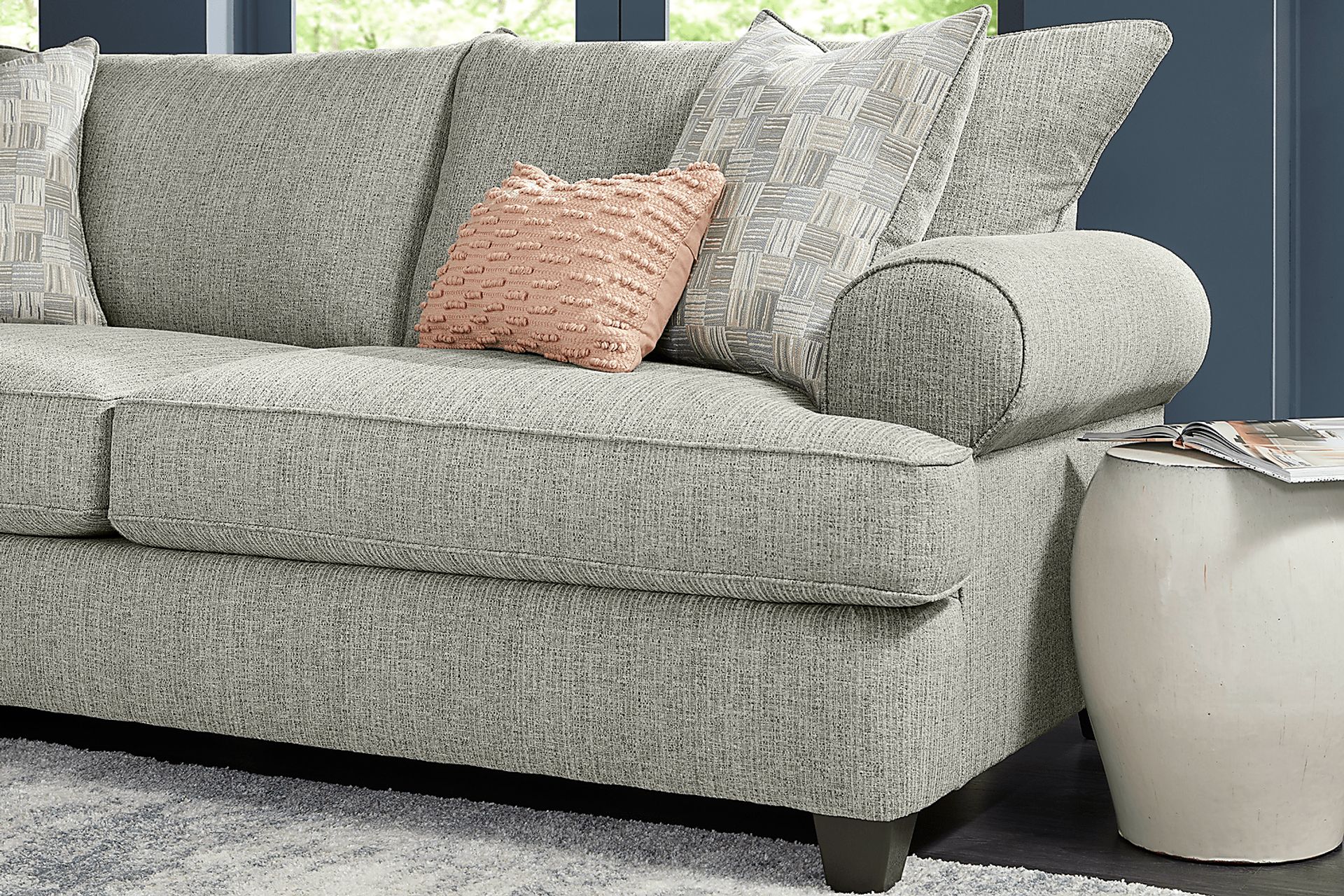 Newcastle Teal 2 Pc Living Room - Image 4