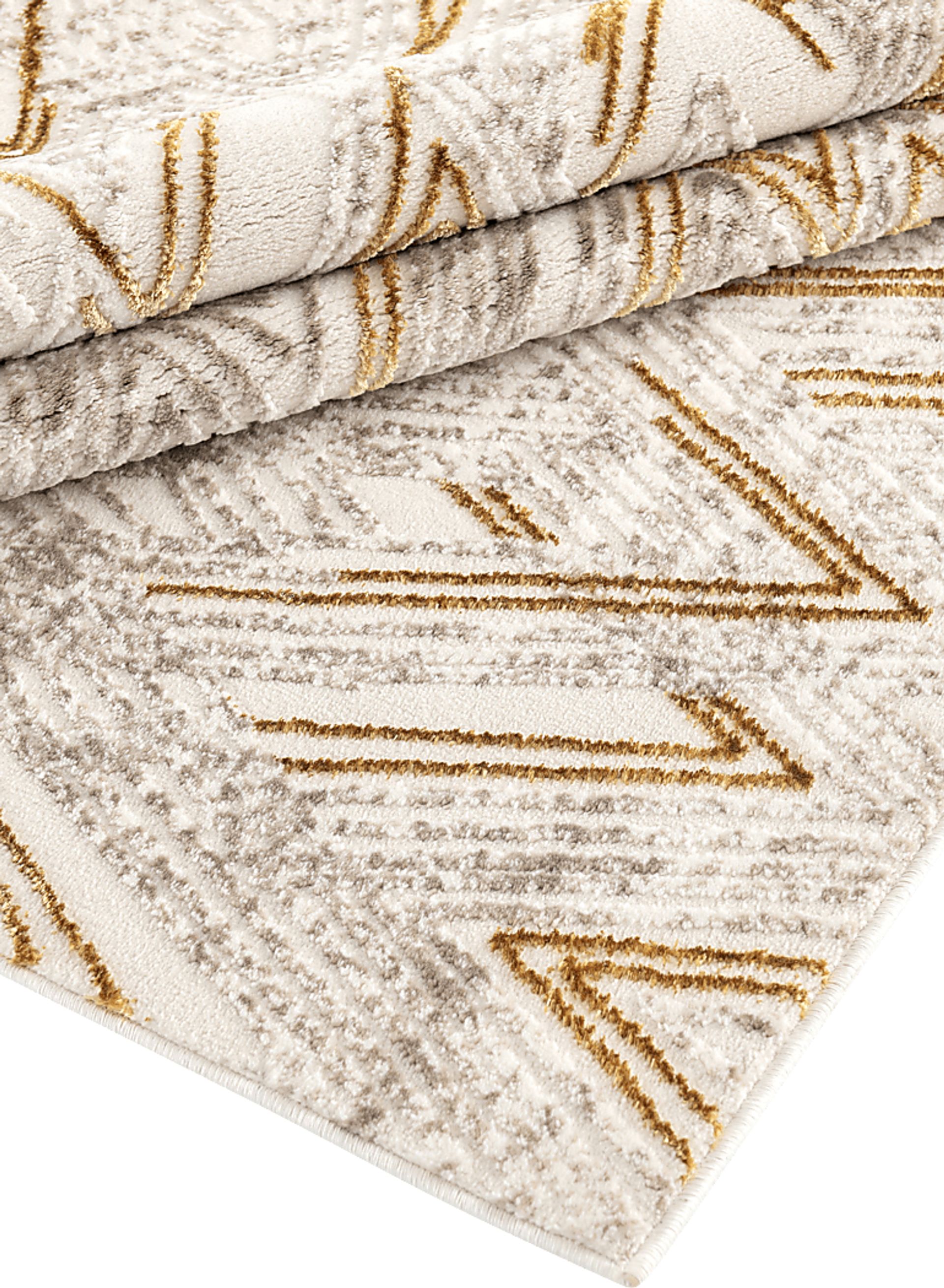 Newcombe Beige 5'3 x 7'6 Rug - Image 4