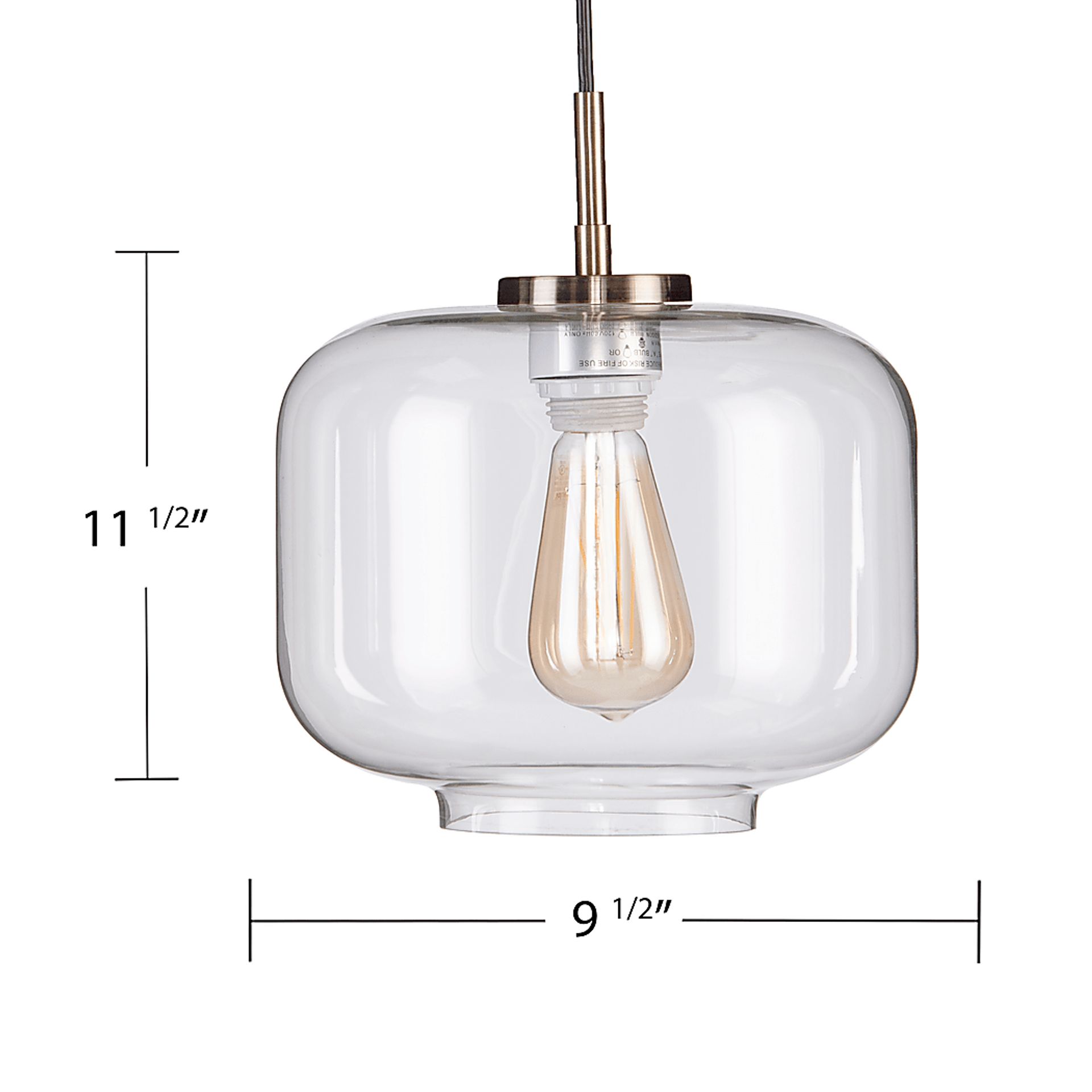 Newcourt Glass Pendant - Image 3