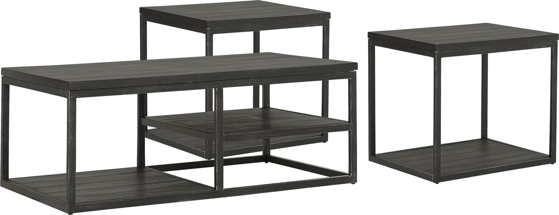 Newkirk Gray 3 Pc Table Set - Image 1