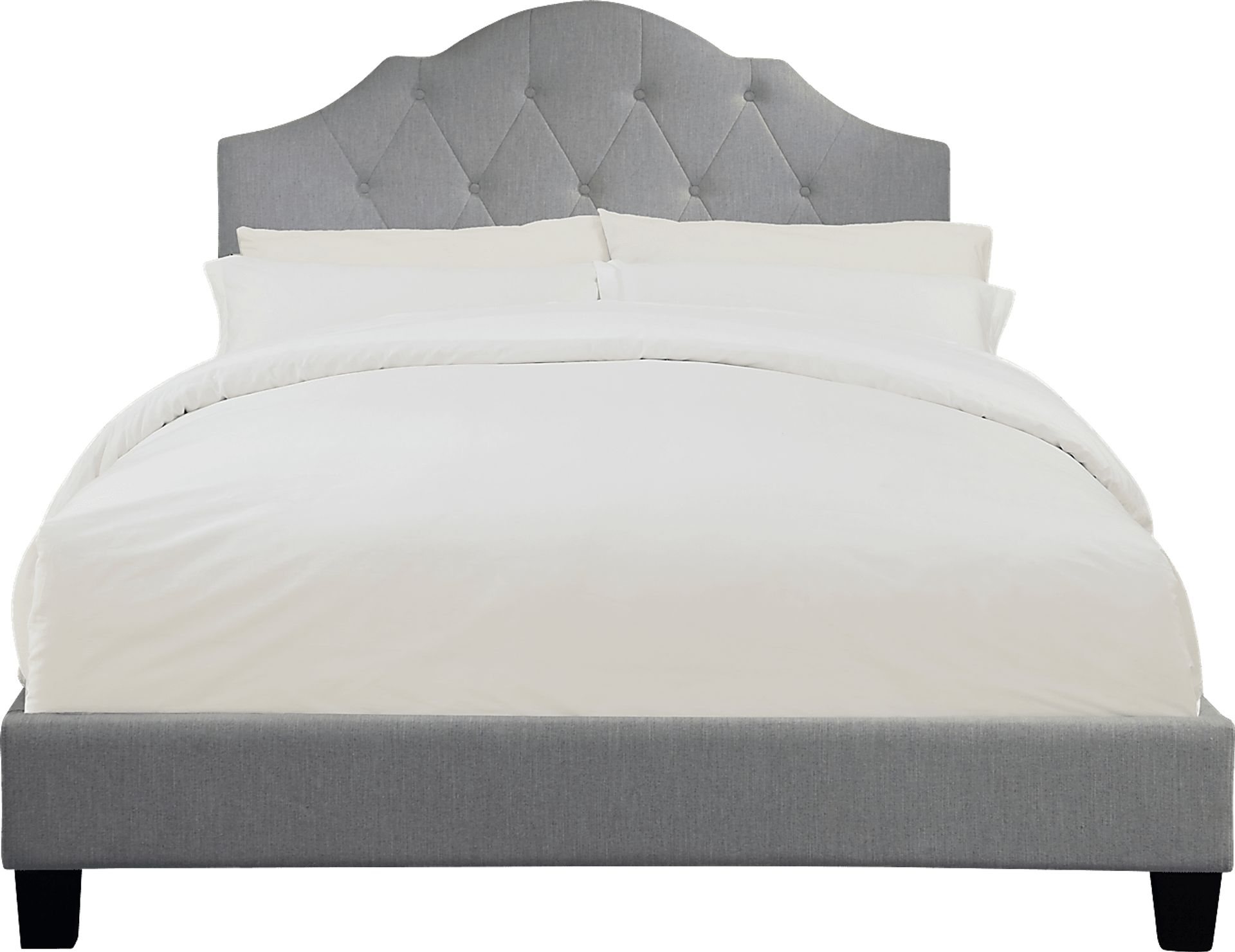 Newning Gray Queen Upholstered Bed - Image 7