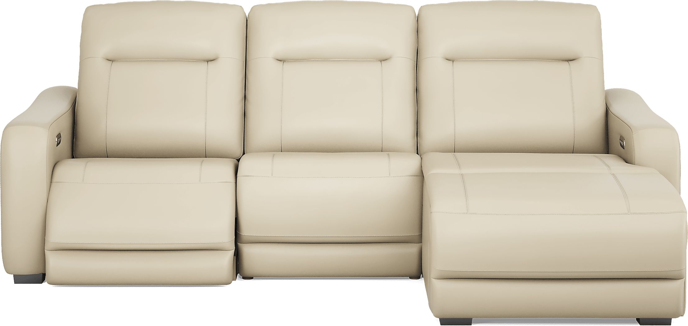 3 pc right dual power sectional