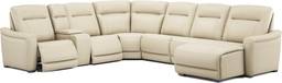 7 pc right dual power sectional