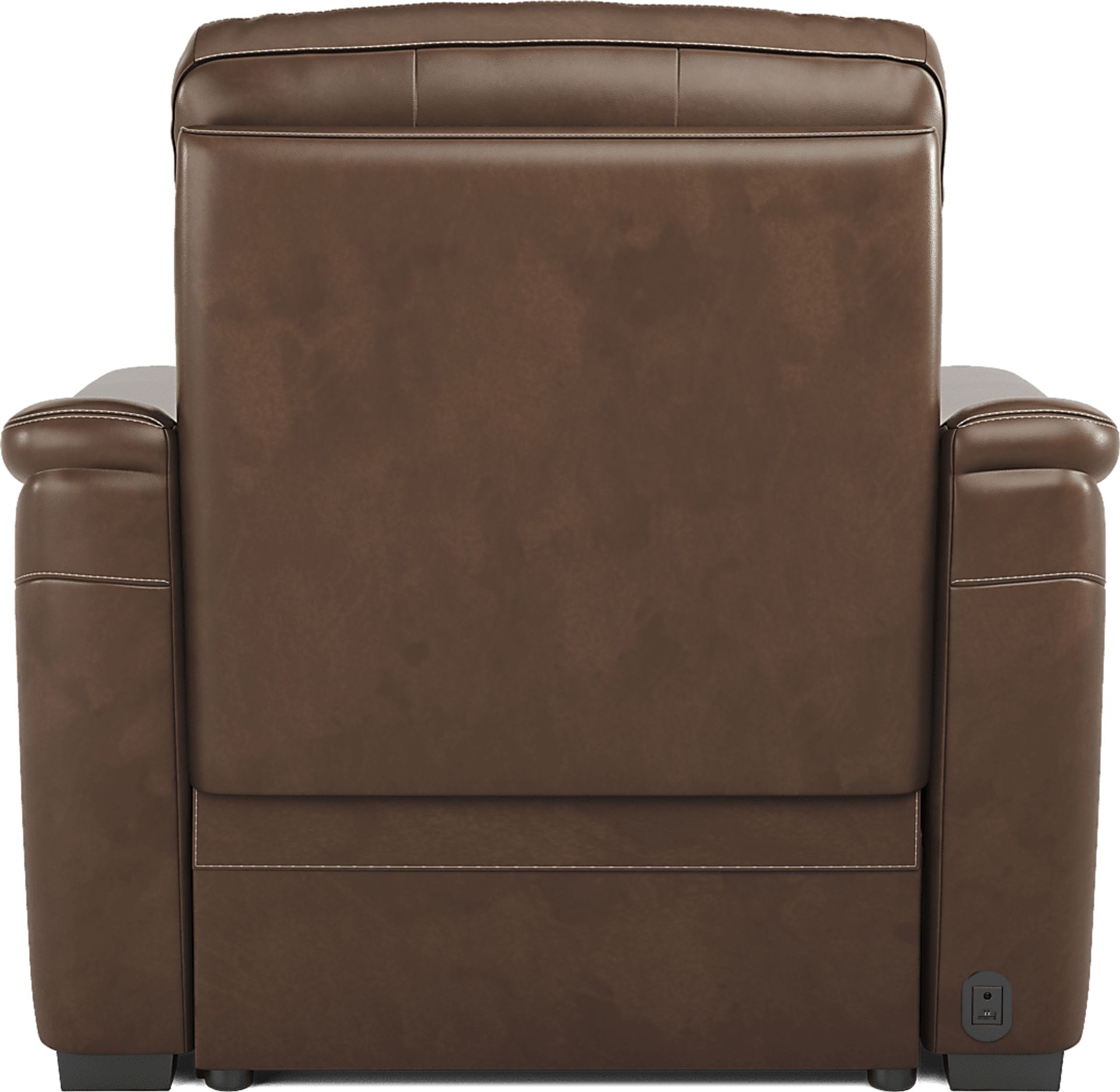 Newport Brown Dual Power Recliner - Image 2
