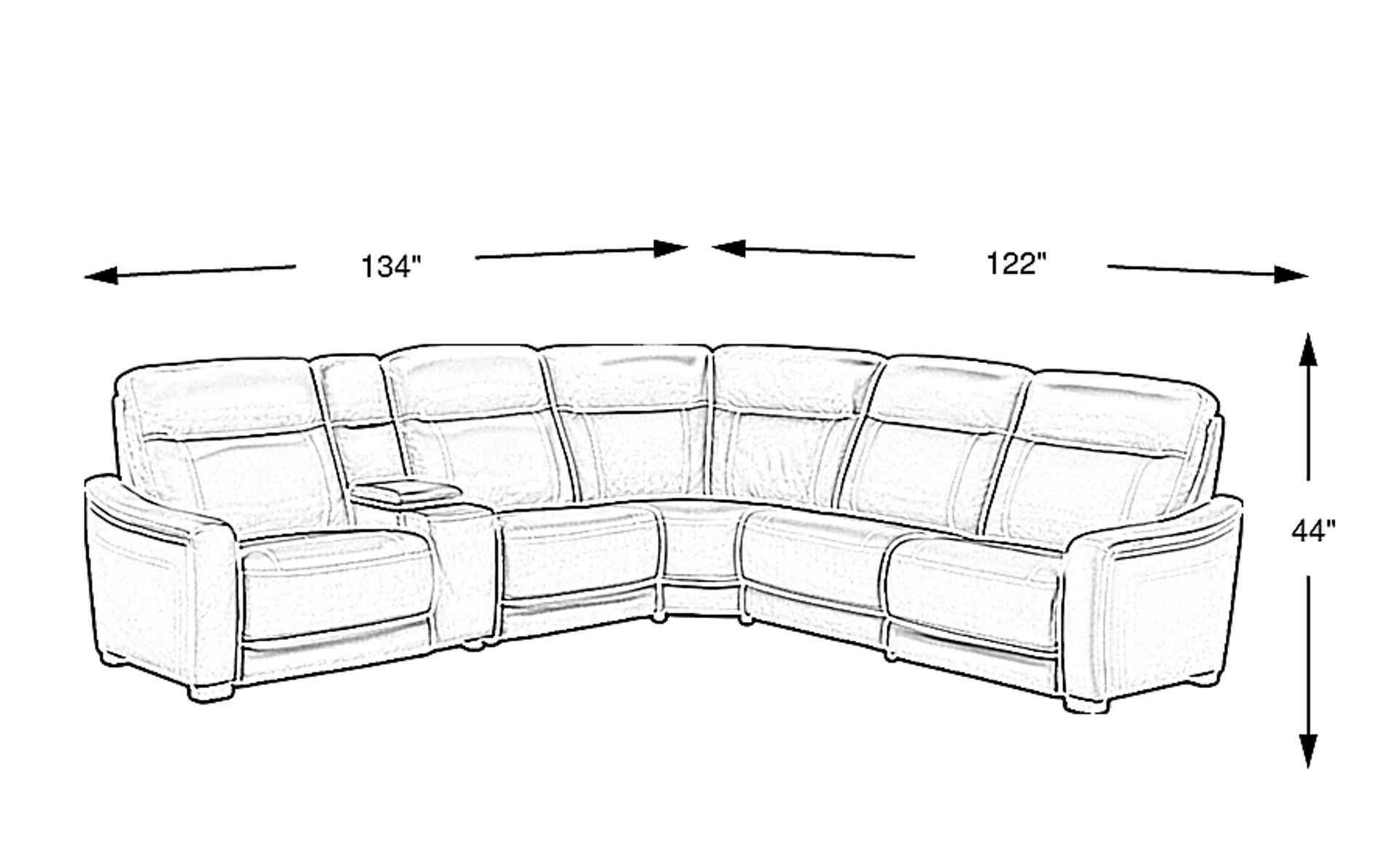 Drew & Jonathan Newport Mint Green Leather 6 Pc Dual Power Reclining ...